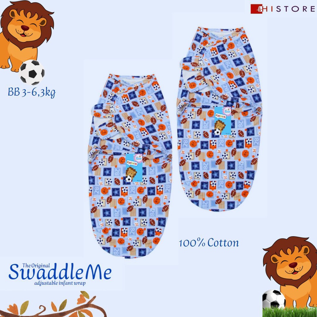 [HI] Bedong Instant Kolaco The Original SwaddleME Adjustable Infant Wrap 100% Cotton