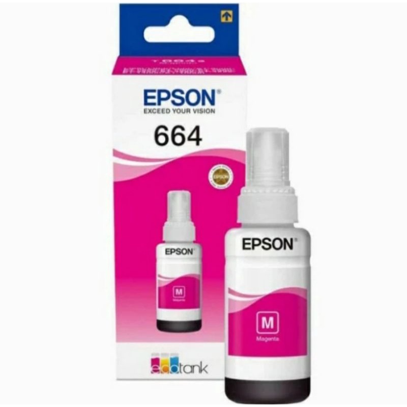 Tinta Epson 664 magenta original printer L100/L110/L120L200/L210/L220