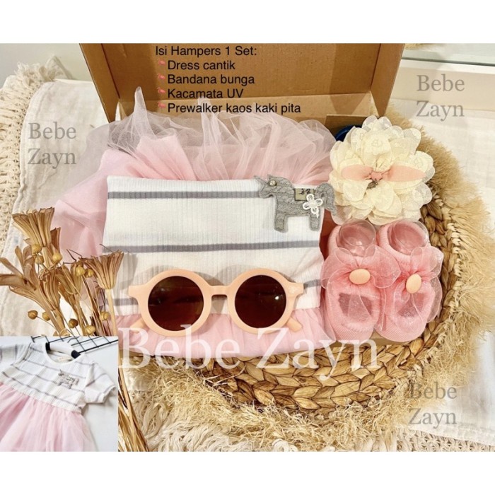 

(COD) hampers baby girl new born kado lahiran bayi perempuan hadiah gift set - havenly pink