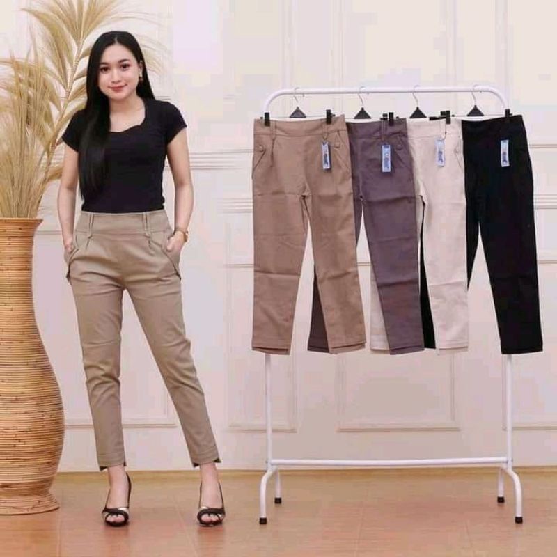 CELANA WANITA BAGGY PANTS MELAR M-L-XL-XXL-XXXL-5L JUMBO