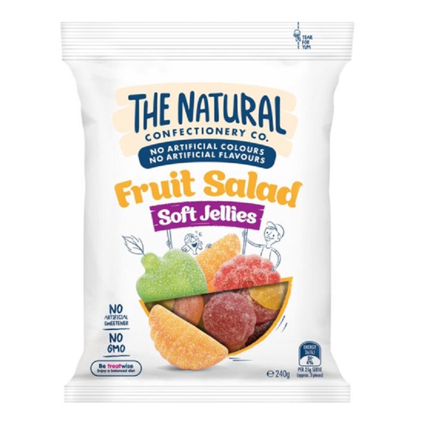

gummy the natural tncc fruit salad soft jellies 240