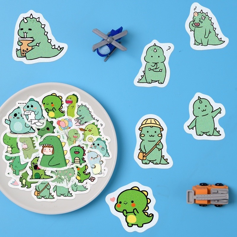 

Stiker Transparan Motif Kartun Hewan Shiba Inu Dinosaurus Untuk Dekorasi Handbook DIY