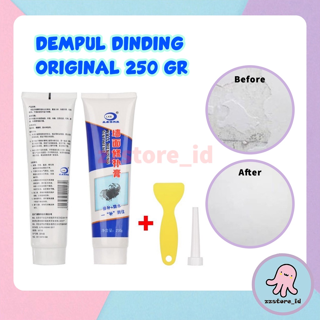 Wall Repair Pasta Dempul Penambal Dinding Cream Instan Waterproof / Magic White Cream Dinding Dempul