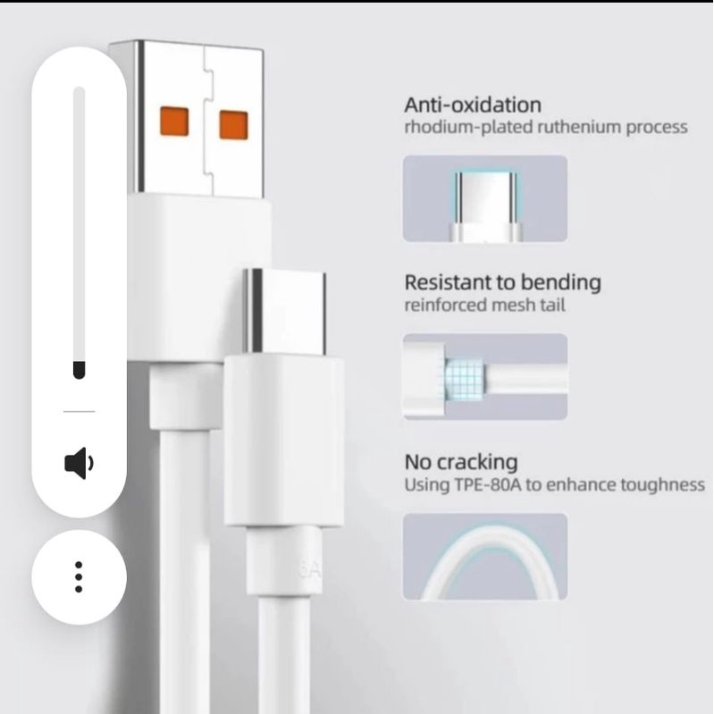 Kabel Data Infinix Original Tipe C dan USB Micro  FastCharger