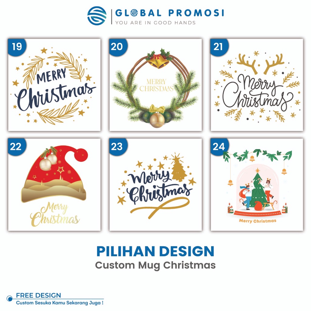 Pilihan Desain Khusus Mug Tema Natal