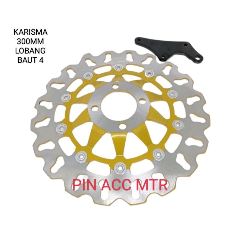 DISC BRAKE/PIRINGAN CAKRAM BESAR/LEBAR UK- 300MM KHARISMA SUPRA X125  CS1 SUPRA FIT NEW PNP