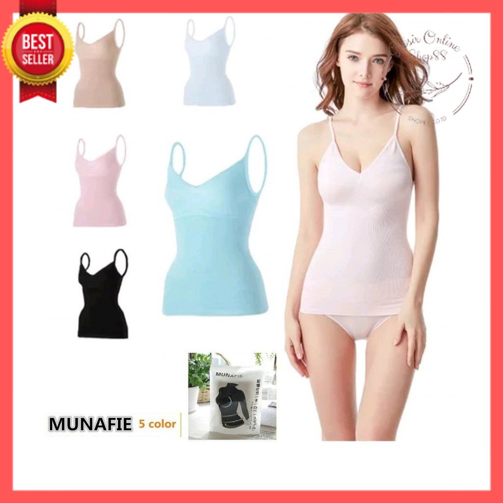 GOS - D314 - Baju Dalam Wanita / Munafi Camisole Top Pelangsing Perut / Atasan Wanita Slimming