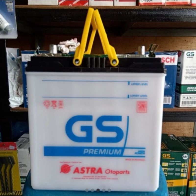 AKI BATERAI BASAH GS ASTRA PREMIUM NS40ZL/36B20L MOBIL AGYA SIGRA JAZZ HONDA CITY GARANSI 3 BULAN
