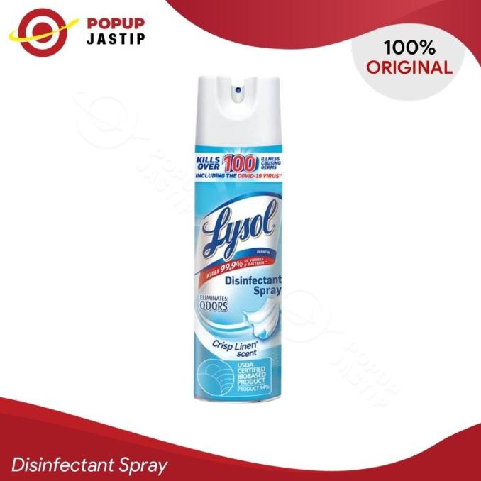 

PROMO Lysol Disinfectant Spray, Crisp Linen Scent, 19oz