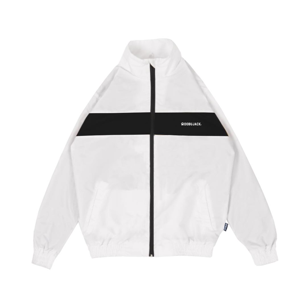 Dobujack Track Suit Jacket Sacou White Strip Black