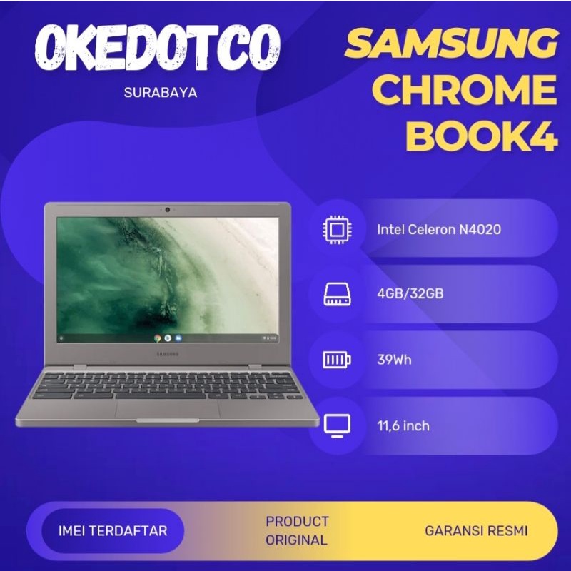 Samsung Chromebook 4 Garansi Resmi