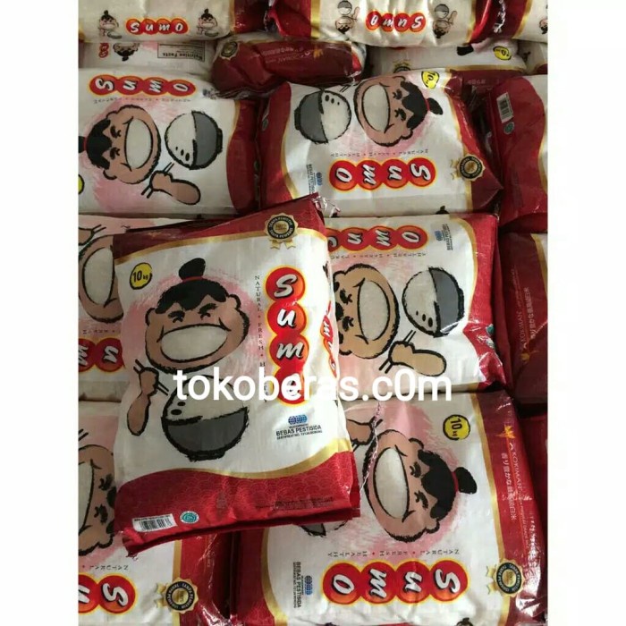 

Beras Cap Merek Sumo 10 Kg Pulen Putih Enak Alami Murah- Gosend