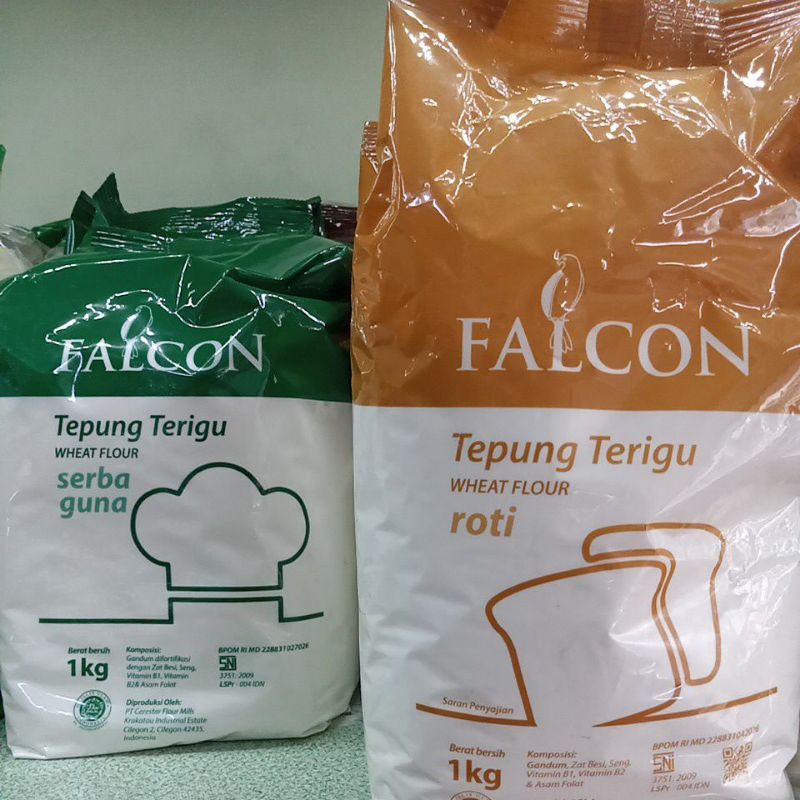 Falcon Tepung Terigu Serbaguna/Roti 1KG