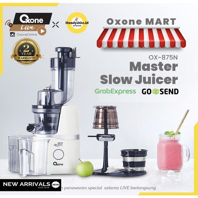 Jual Oxone Premium Master Slow Juicer Ox N Juicer Tanpa Ampas Ox N Shopee Indonesia