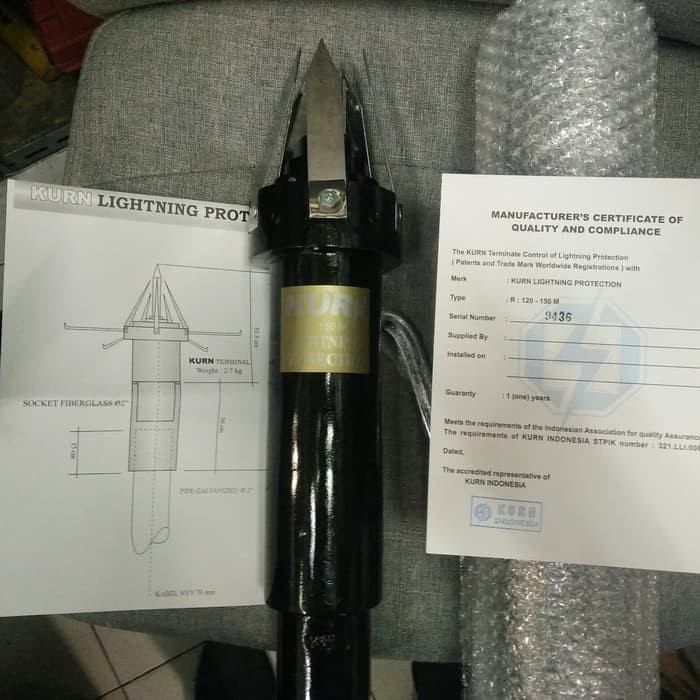 Anti Petir Penangkal Petir Kurn R150