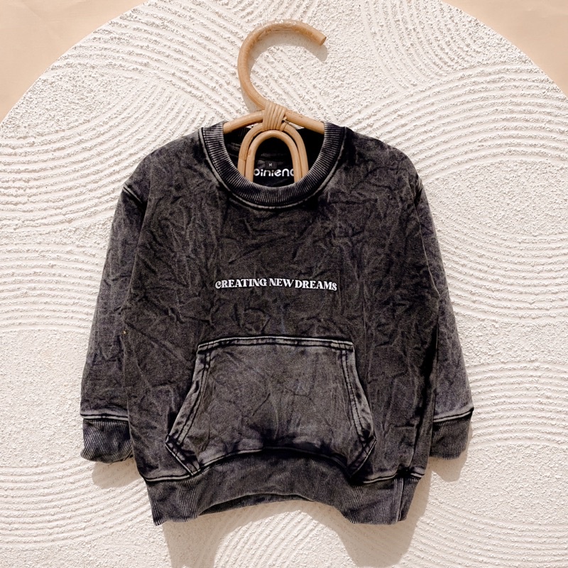 OINIENA - Crewneck washed terry anak