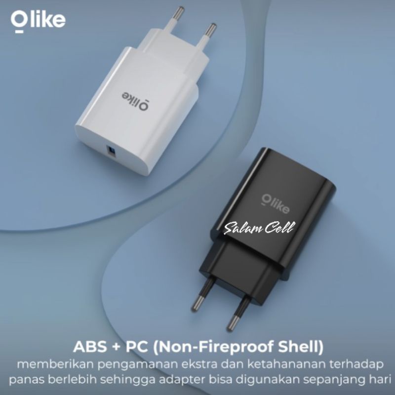 Charger Hp Type-C Olike C301 18W Speed Charging Kit Original Garansi Resmi