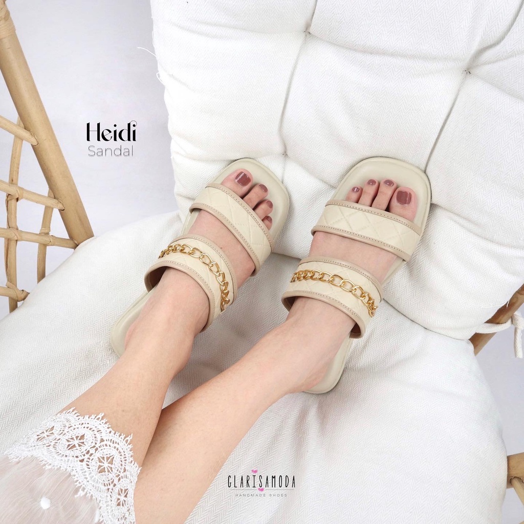 GLARISAMODA Heidi sandal wanita / sandal rumah / sandal nyaman empuk