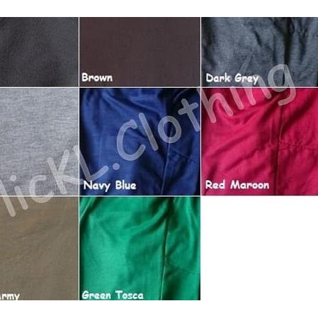 Bahan Kain Fleece Cotton Katun Celana Jaket Training Varsity