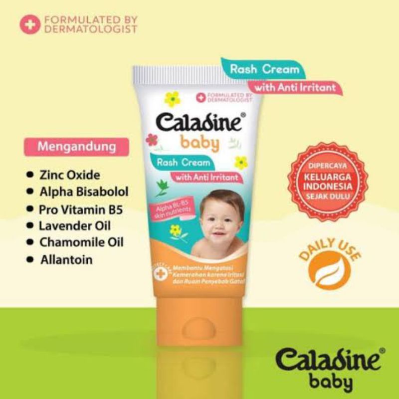 Caladine baby rash cream