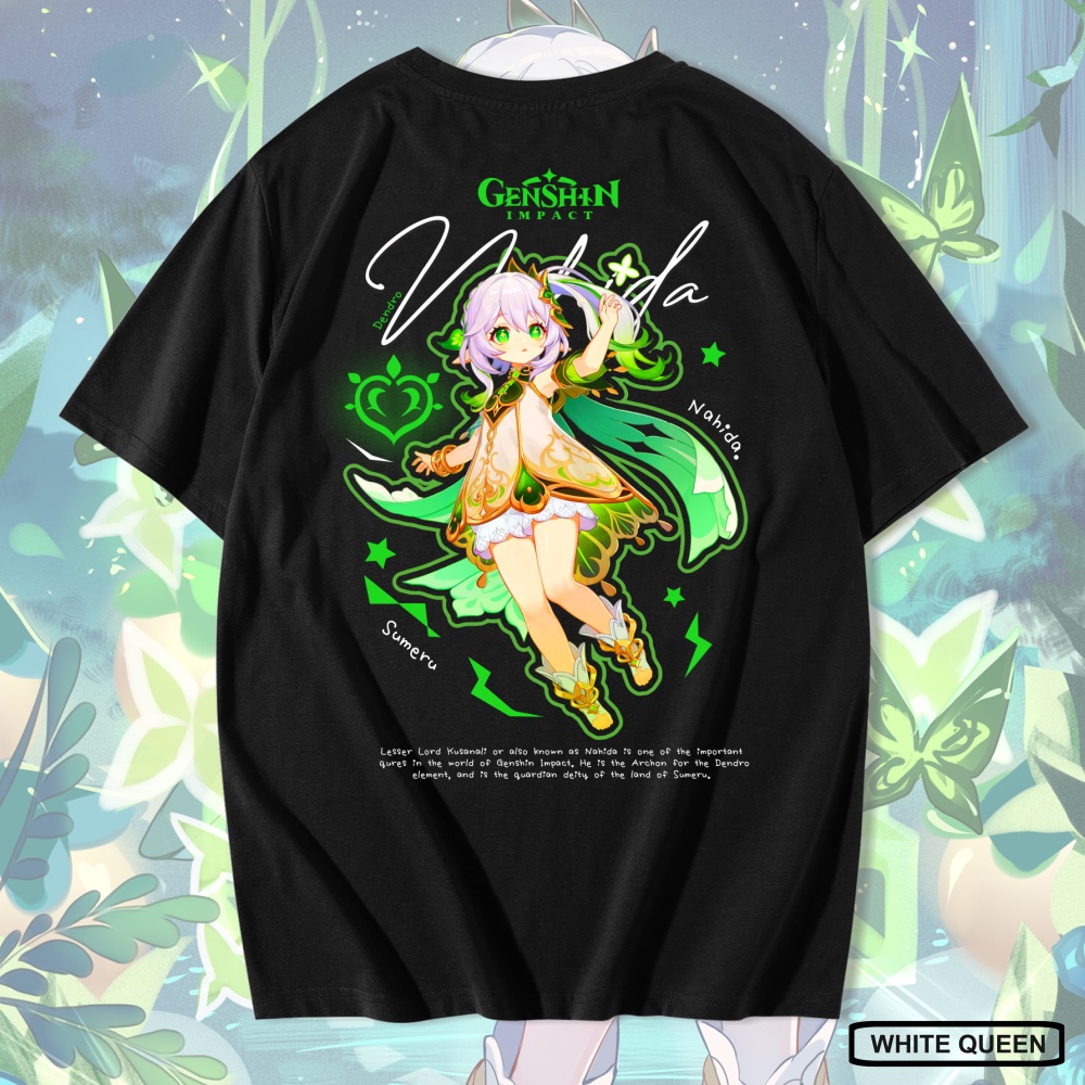 KAOS NAHIDA GENSHIN IMPACT - KAOS DISTRO PRIA & WANITA KAOS ANIME & GAME GENSHIN NAHIDA