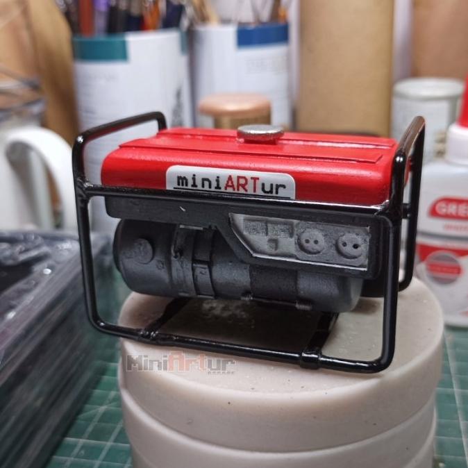 miniatur genset skala 1/10 untuk aksesories RC adventure
