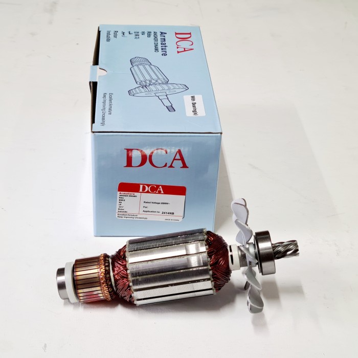 [COD] Armature 2414Nb Untuk Angker Mesin Cut Off Makita 2414Nb Merk Dca / Perlengkapan Rumah Tangga 