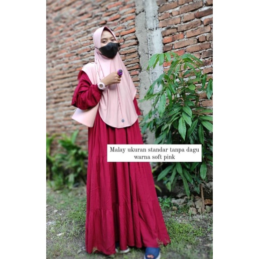 jilbab bergo oval malay ukuran standar