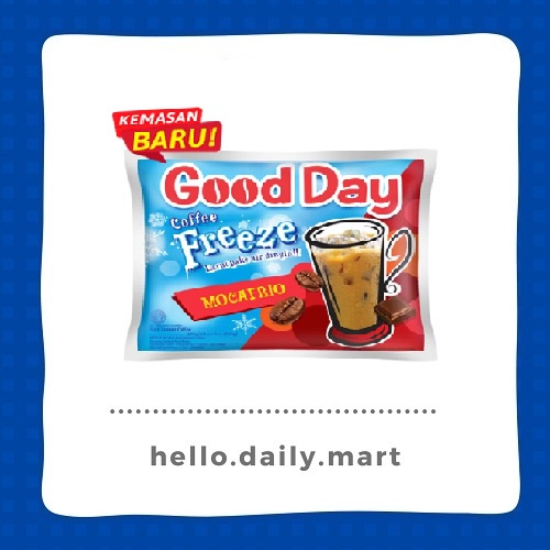 

GOOD DAY FREEZE KOPI RENTENG ISI 10 SACHET