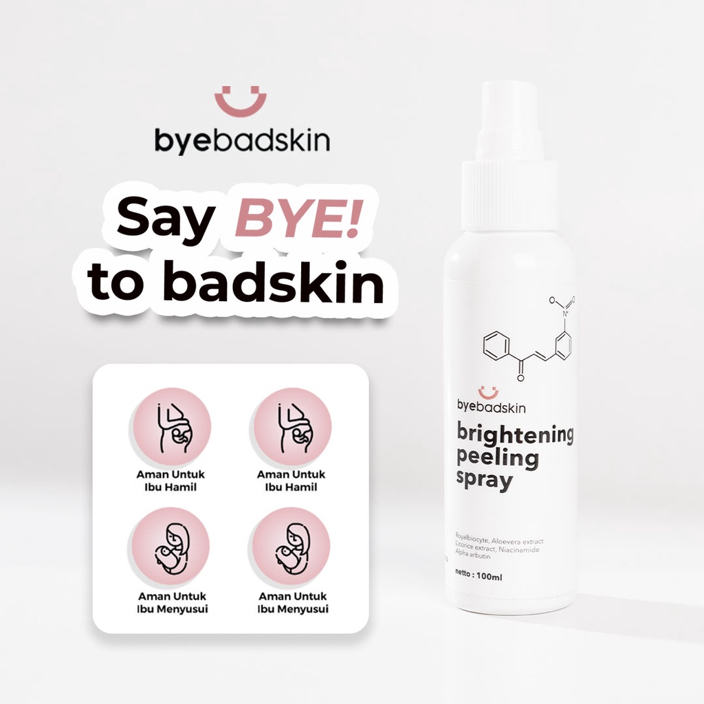 Byebadskin Peeling Spray - Perontok Daki Ampuh