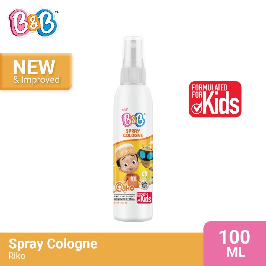 B&amp;B Spray Cologne Riko Bottle 100ml - Parfum Cologne Anak