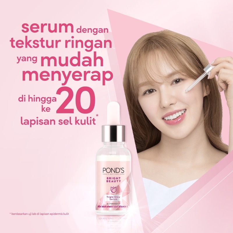 Ponds Bright Beauty Triple Glow Serum 30 g  - Pond's Mencerahkan wendy white ORIGINAL COD