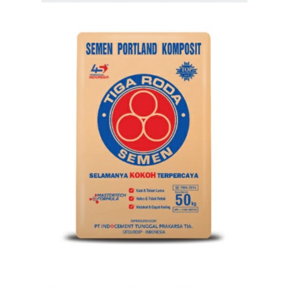 Semen 3 roda 50kg Harga Jabodetabek minimal order 160sak