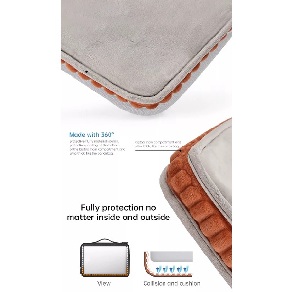 AKN88 - WIWU Ora Laptop Sleeve Bag - for 14.2-inch Laptop - Tas Laptop Jinjing