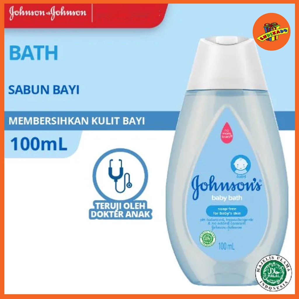 JOHNSON'S BABY BATH 100ml - Sabun Mandi Cair Bayi