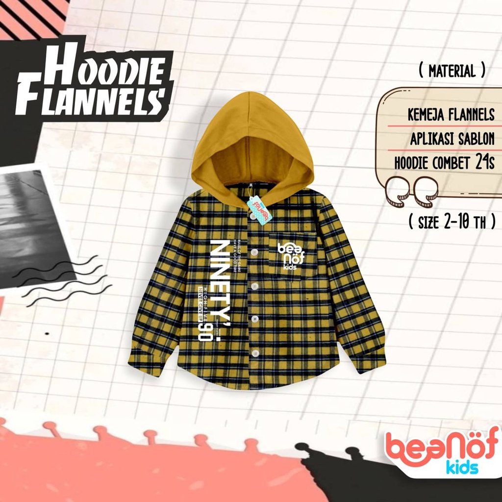 Hoodie Flanel Beanof