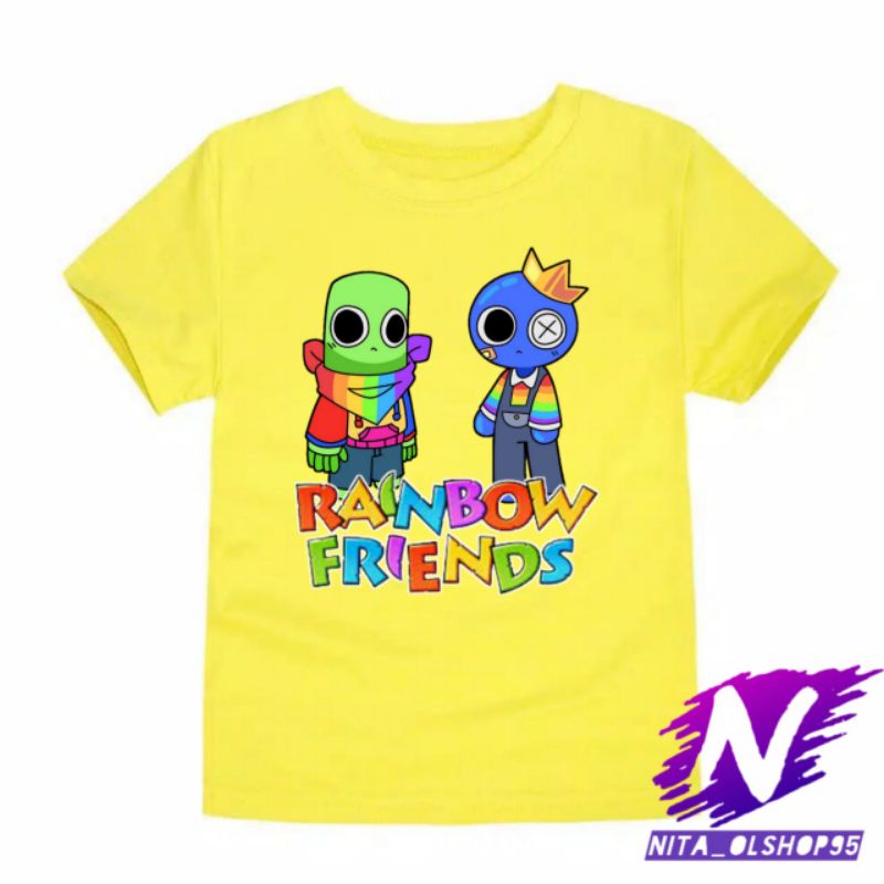 kaos anak rainbow friends baju anak rainbow friends kaos rainbow friends game Roblox