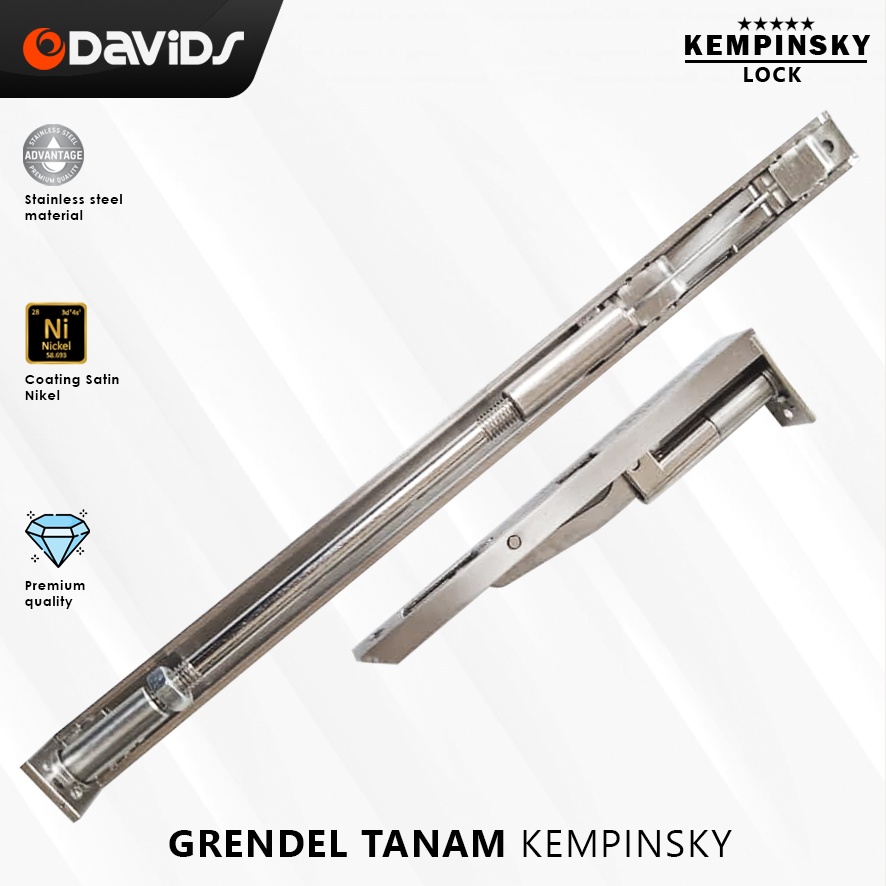 Gerendel Pintu Panjang Grendel Slot Pengunci Tanam Kempinsky