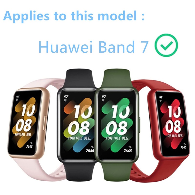 3D PMMA Film for Huawei Band 10 / Pelindung Layar for HUAWEI Band 9 / 8/7 Anti Gores Screen Protector 3D PMMA Film for Full Screen Cover List Hitam