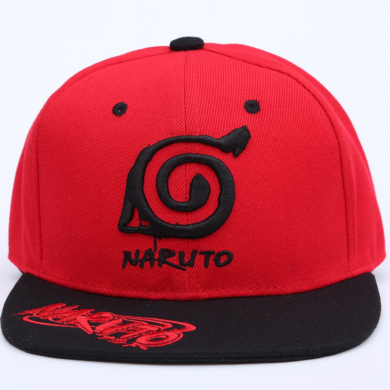 Topi Baseball Snapback Motif Bordir Anime Naruto Gaya Hip Hop Untuk Unisex