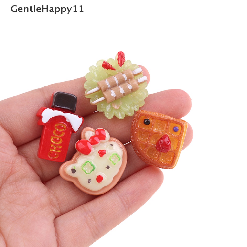 Gentlehappy 2 / 5pcs / Set Mainan Miniatur Makanan Untuk Dekorasi Rumah Boneka