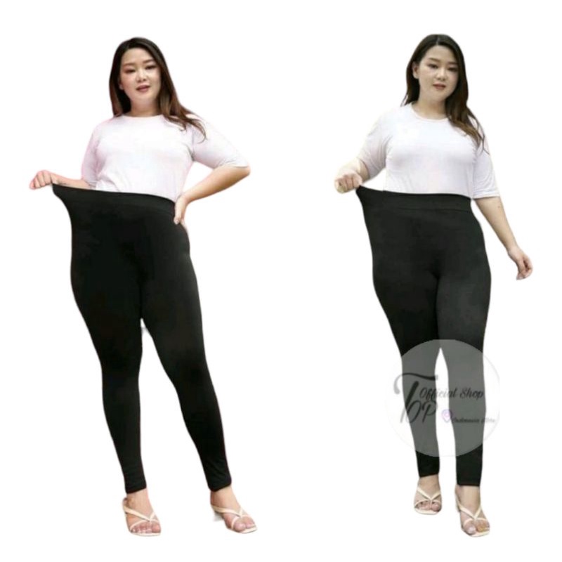 Legging Polos Super Jumbo Size 5xL High Waist Import Fit 70 - 120 kg