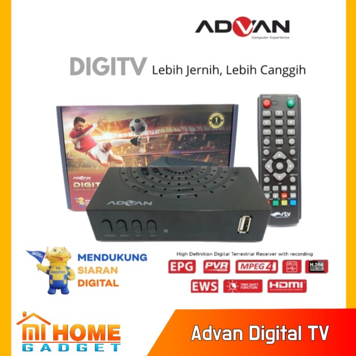 Tv Box Advan Digipro Dv3T2 Set Top Box Tv