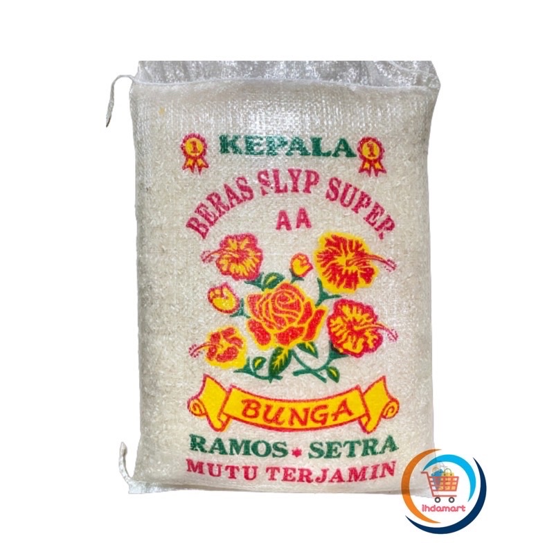 [KHUSUS KARGO] Beras Premium / Beras Slyp Super Cap Bunga 10 kg