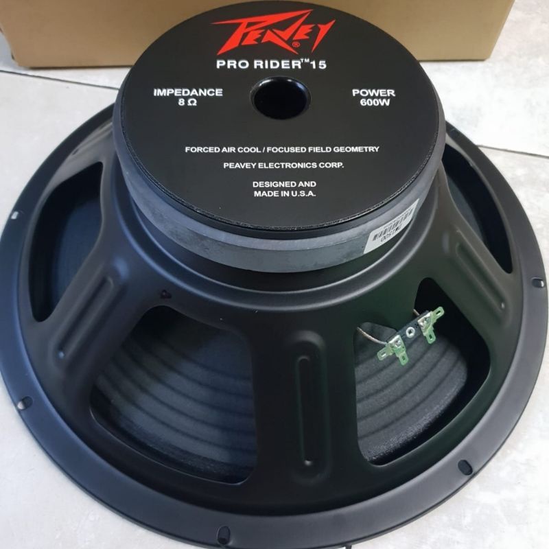 SPEAKER 15 INCH PEAVEY PRO RIDER 600 WATT KOMPONEN