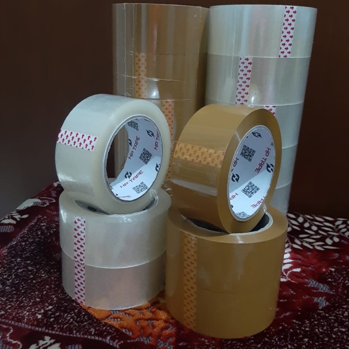 

Perekat Husus Gojek/Grab 1Dus=72Rol Promo Lakban 45 Mm X 100 Yard Hoki Hp Tape