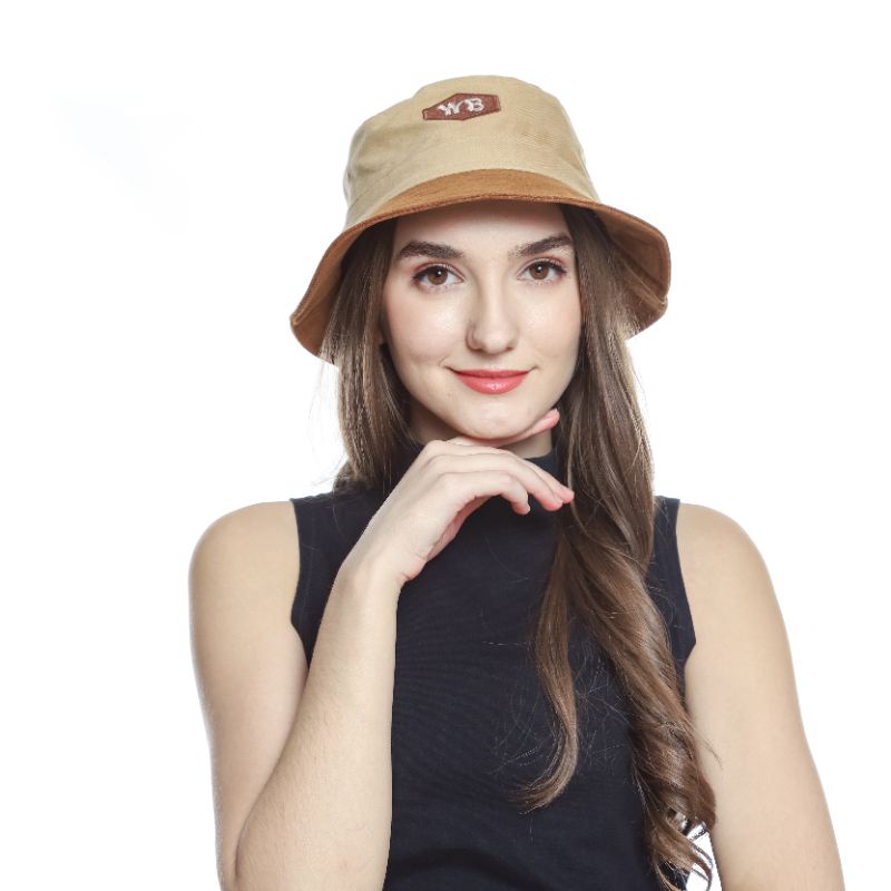 Topi Bucket Hat Summer Original - Bucket Hat corduroy Casual