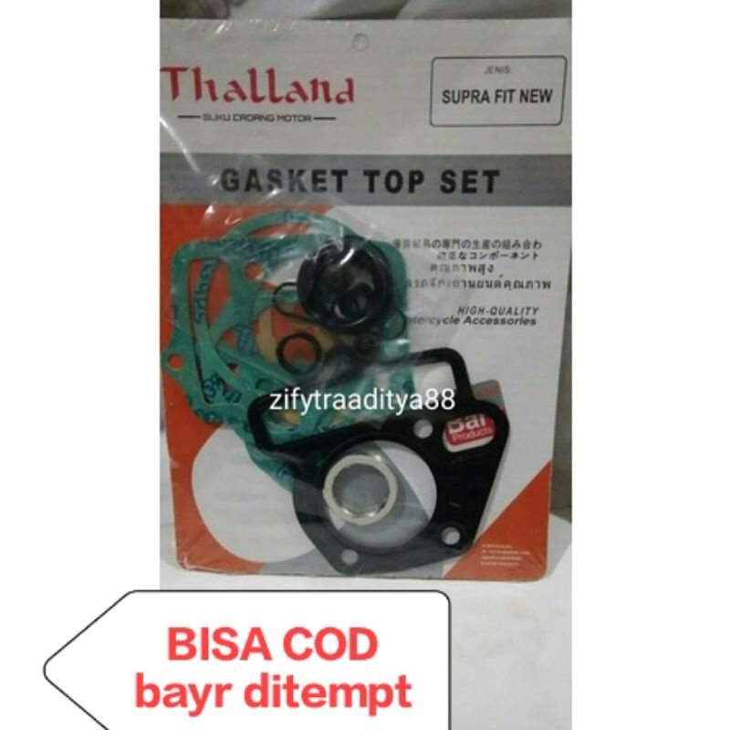 gasket / paking top set blok cylinder Supra fit new