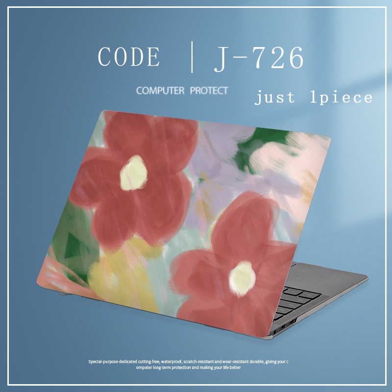 1pc Universal Custom Pola COD FLORAL Stiker Laptop Skin Universal Untuk ASUS VivoBook14 Y5200 VivoBook 15xs560011 /12 /13 /14 /15 /17Inch Cover Bebas Memotong Perlindungan Penuh