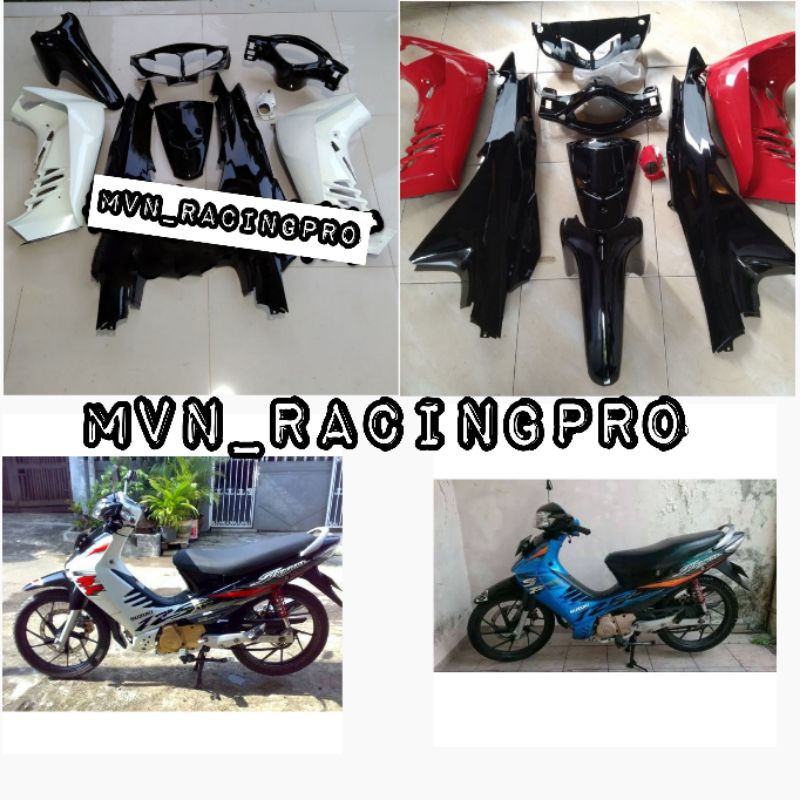 Cover dek body bodi fullset halus motor SUZUKI SHOGUN SOGUN 125 SP LAMA non kopling Kualitas terjami